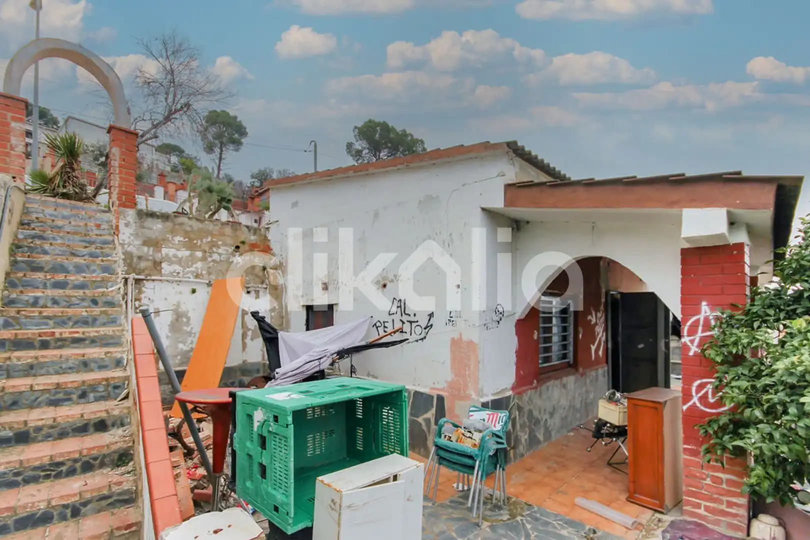 Exterior view of Houses for sale in Vallbona d'Anoia  with Private garden