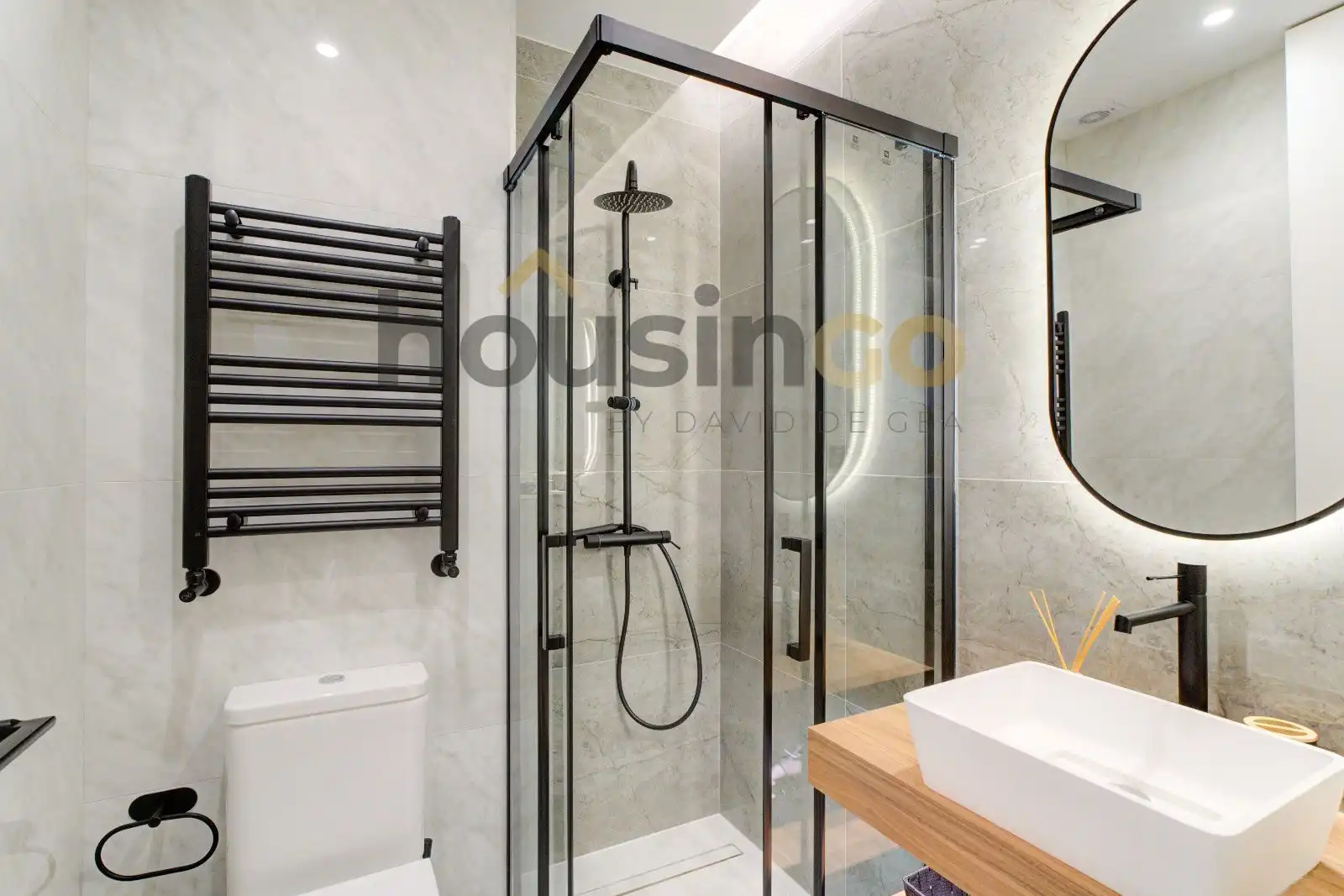 Baño de Piso de alquiler en Madrid con Aire acondicionado, Calefacción y Amueblado