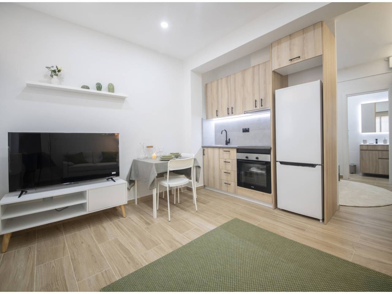 Cuina de Pis en venda en  Barcelona Capital amb Aire condicionat, Parquet i Moblat