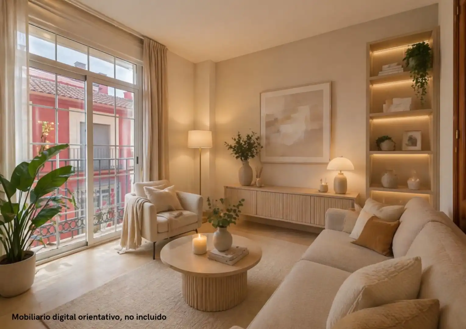 Living room of Apartments for sale in Málaga  with Air Conditioner, Heating and Balcony