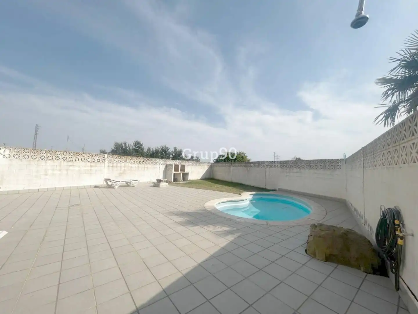 Swimming pool of Flat for sale in Albatàrrec  with Air Conditioner, Heating and Parquet flooring