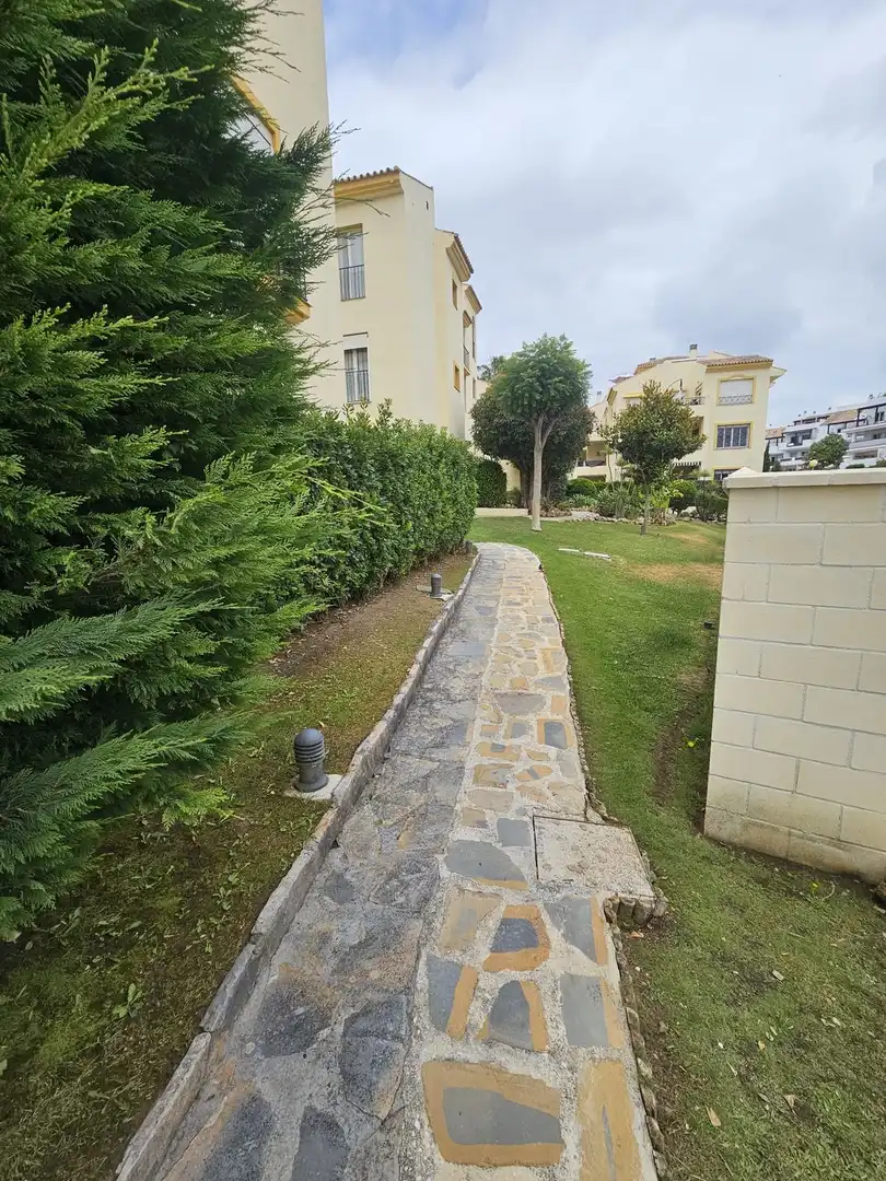Jardín de Apartamento en venta en Mijas con Aire acondicionado, Calefacción y Terraza