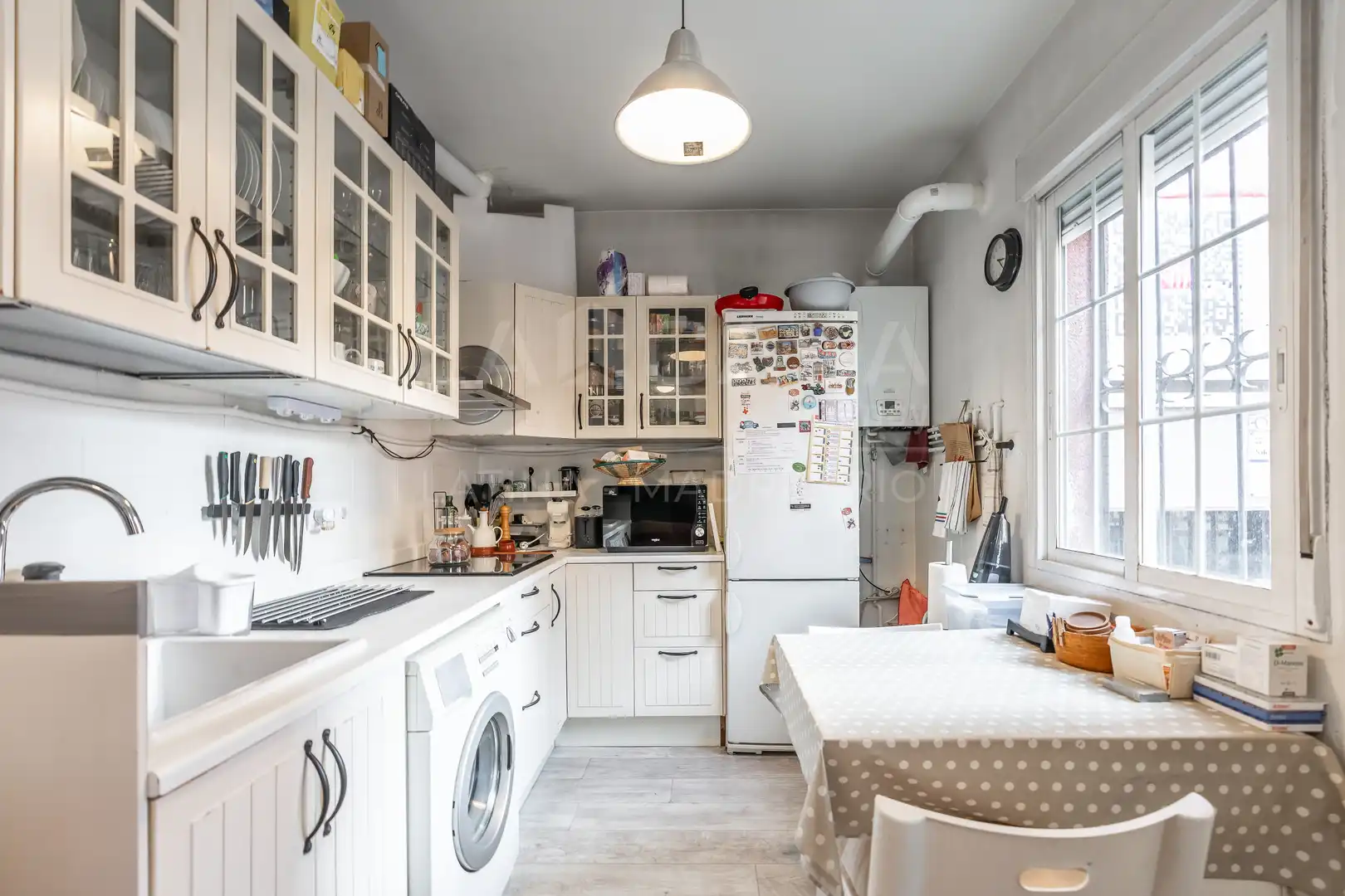 Kitchen of Flat for sale in Madrid  with Heating and Balcony