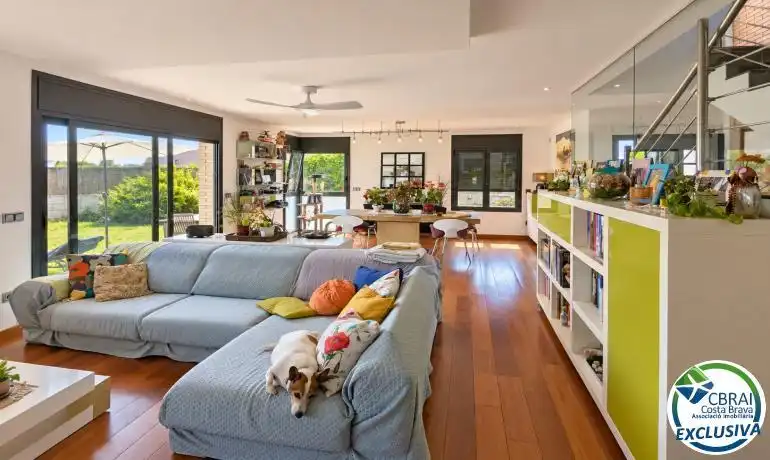 Living room of Houses for sale in Roses  with Heating, Private garden and Terrace
