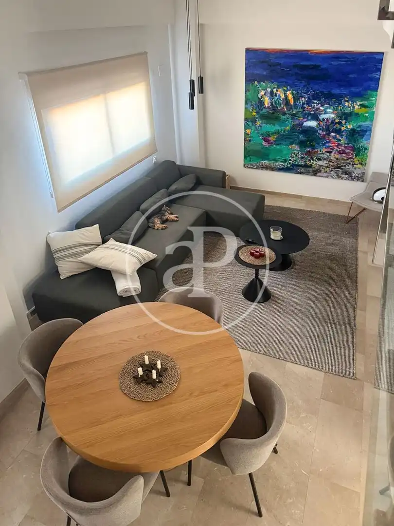Sala de estar de Ático en venta en Valencia con Aire acondicionado, Calefacción y Terraza