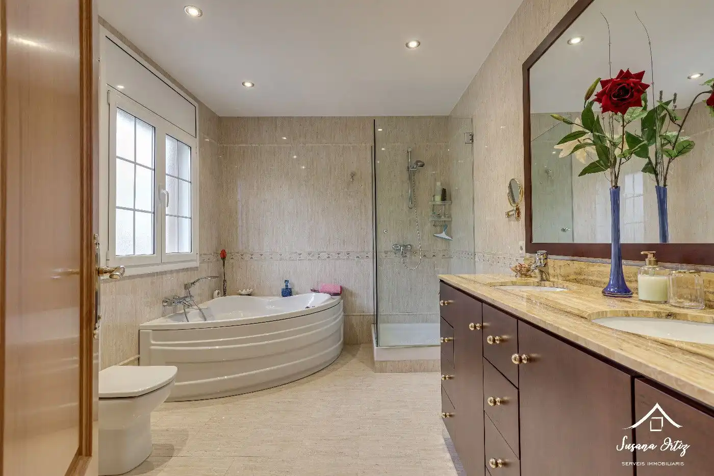 Baño de Casa o chalet en venta en El Bruc con Aire acondicionado, Calefacción y Jardín privado