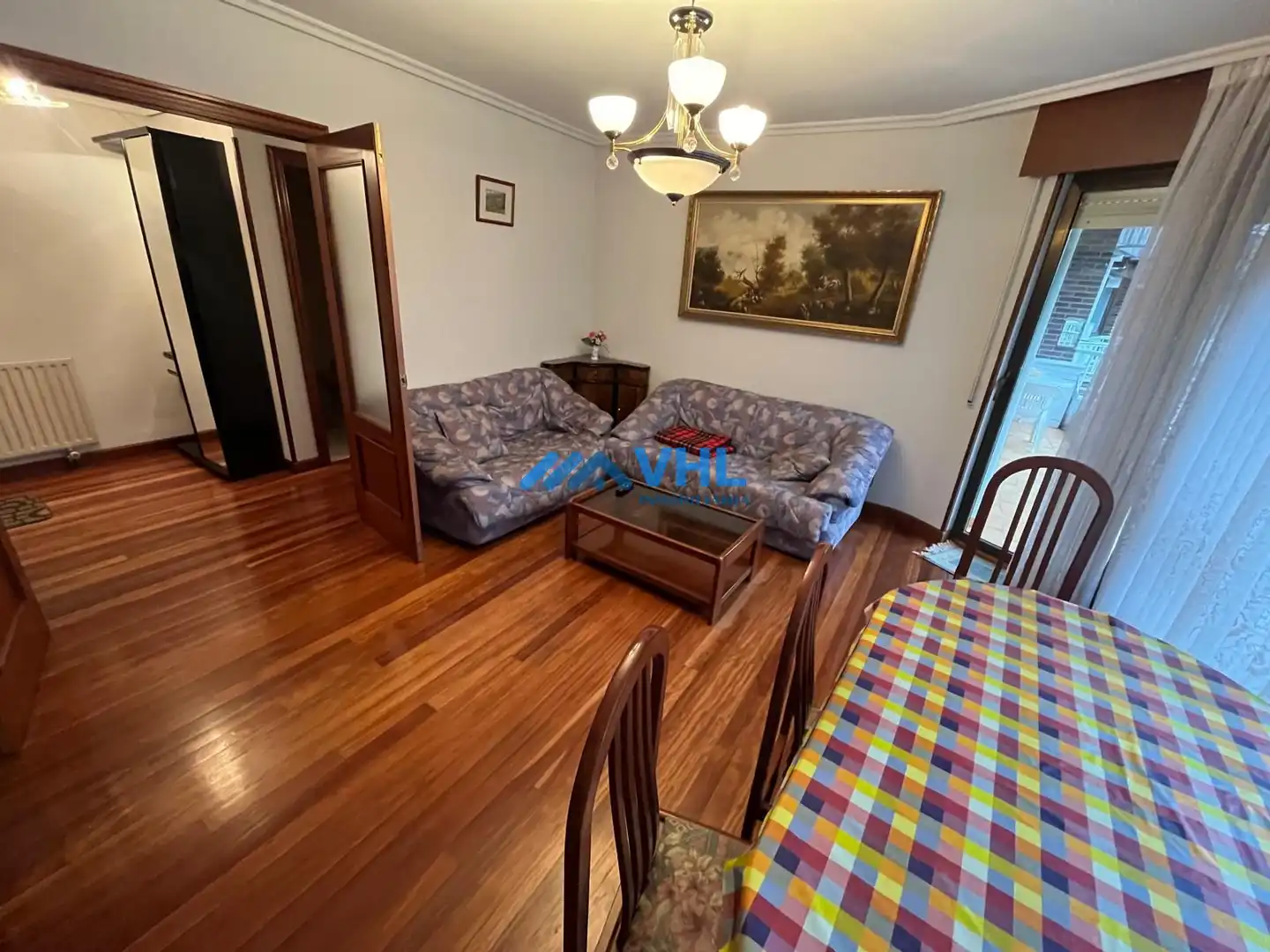 Wohnzimmer von Wohnung zur Miete in Castro-Urdiales mit Heizung, Terrasse und Möbliert