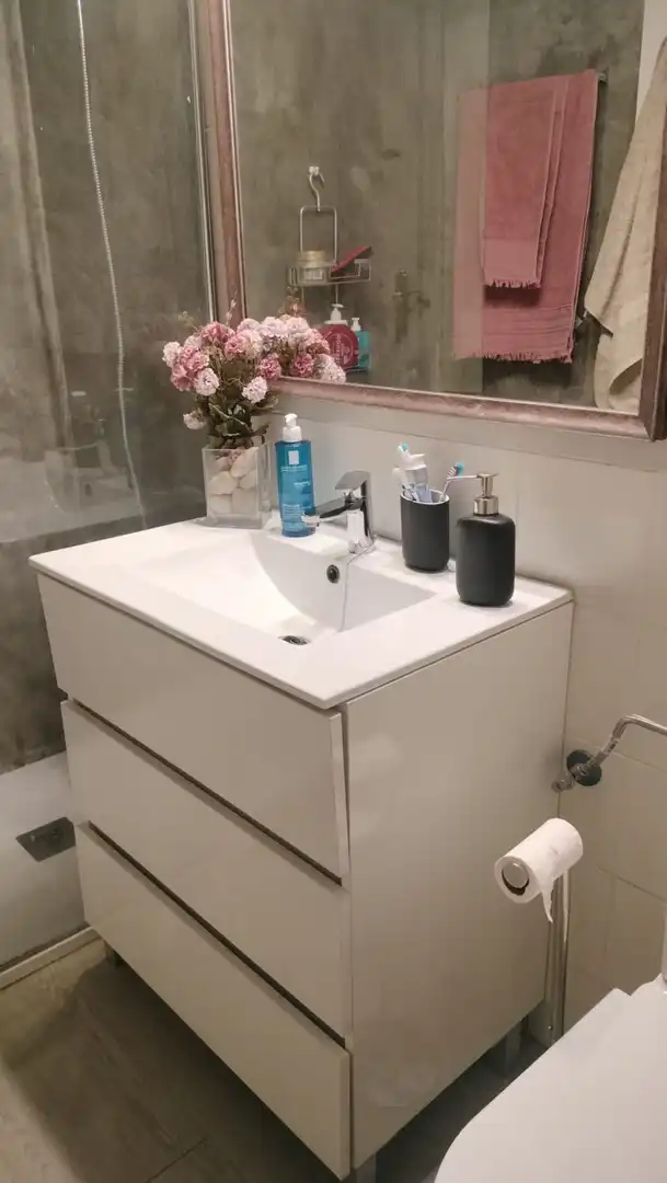 Baño de Piso de alquiler en Sevilla con Aire acondicionado, Calefacción y Terraza