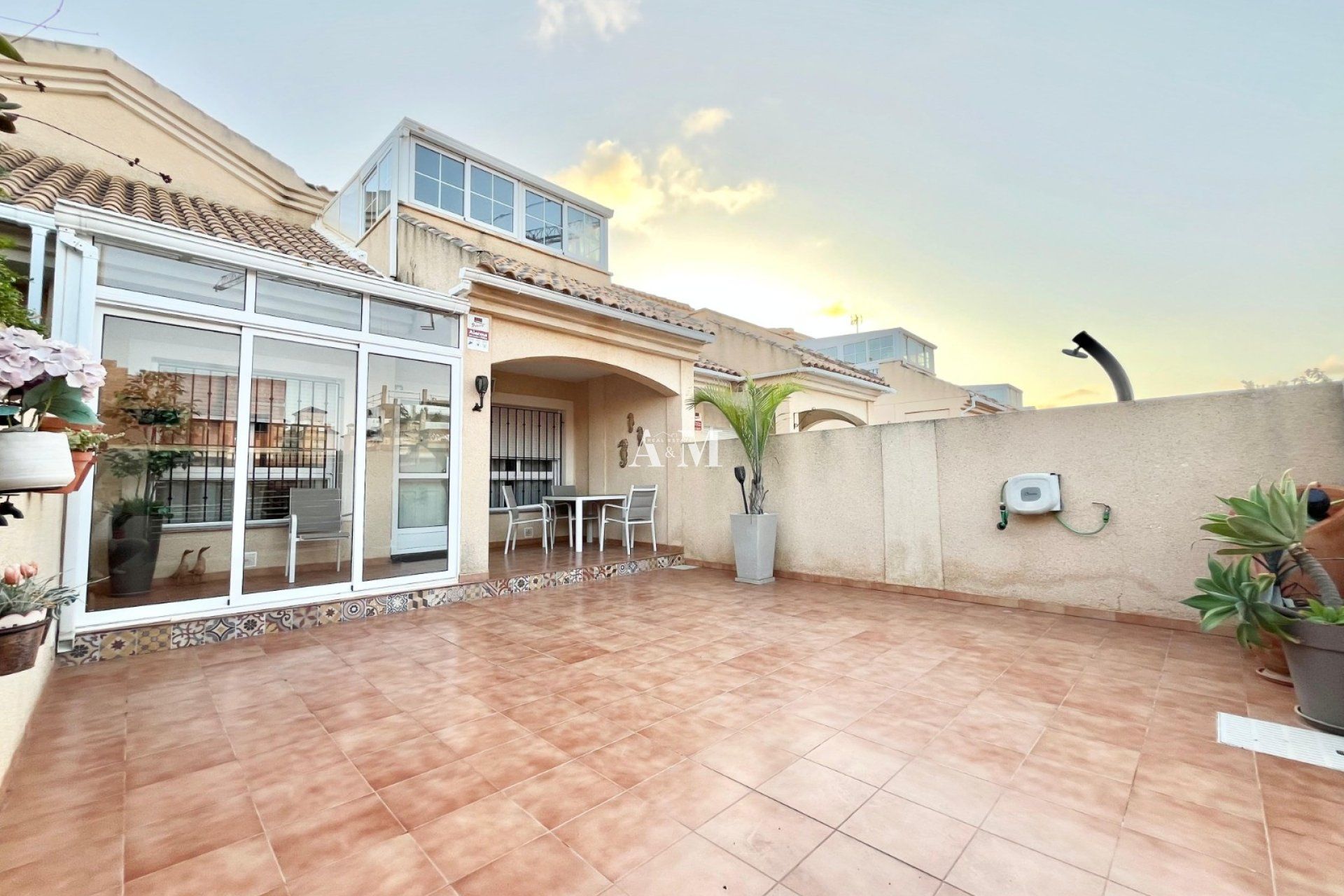 Exterior view of Single-family semi-detached to rent in Pilar de la Horadada  with Air Conditioner, Heating and Private garden