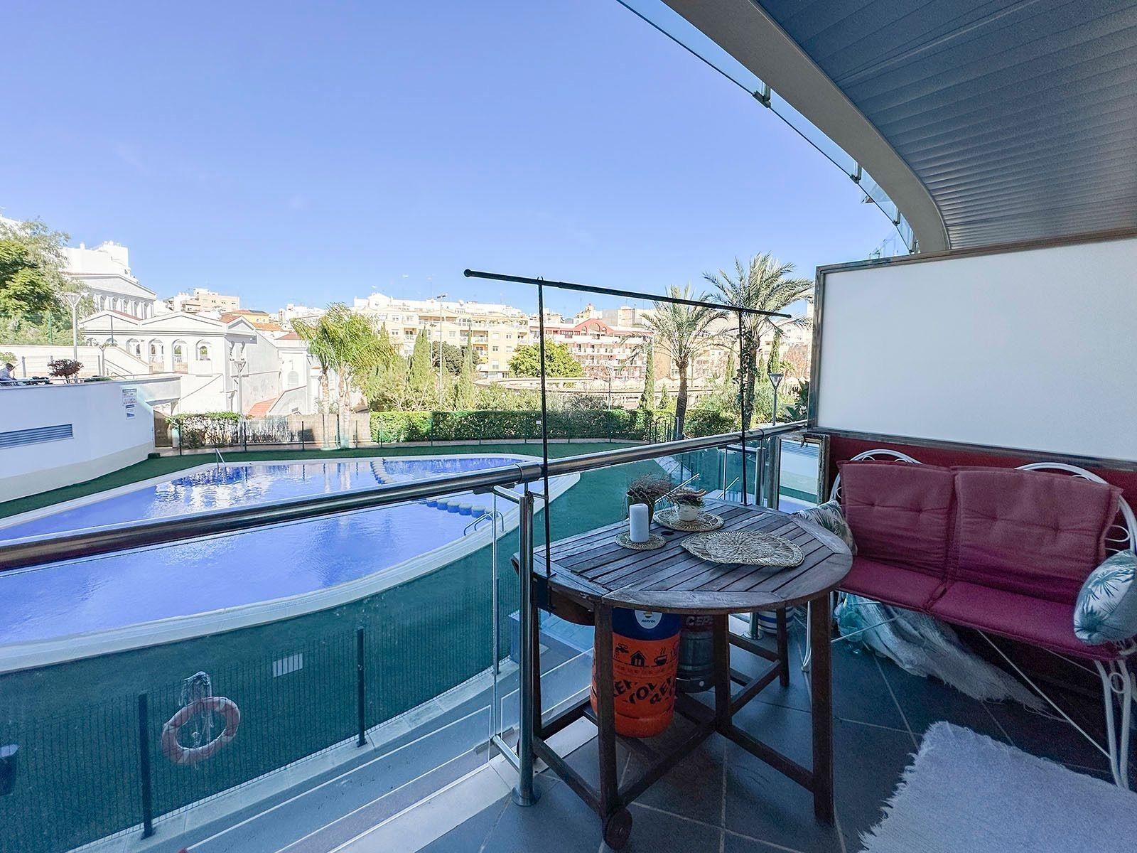Terrace of Apartment for sale in Calpe / Calp  with Air Conditioner, Heating and Private garden