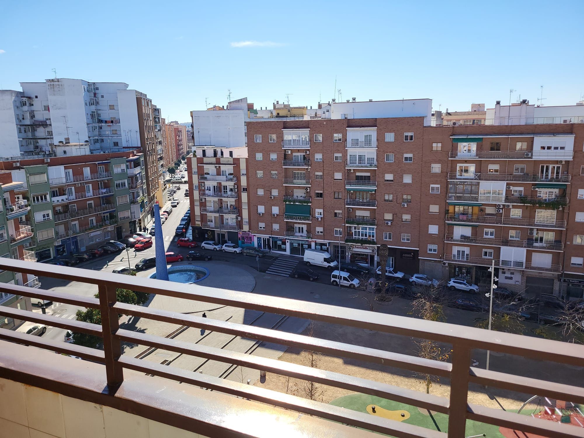 Exterior view of Apartment to rent in Badajoz Capital  with Air Conditioner, Heating and Terrace