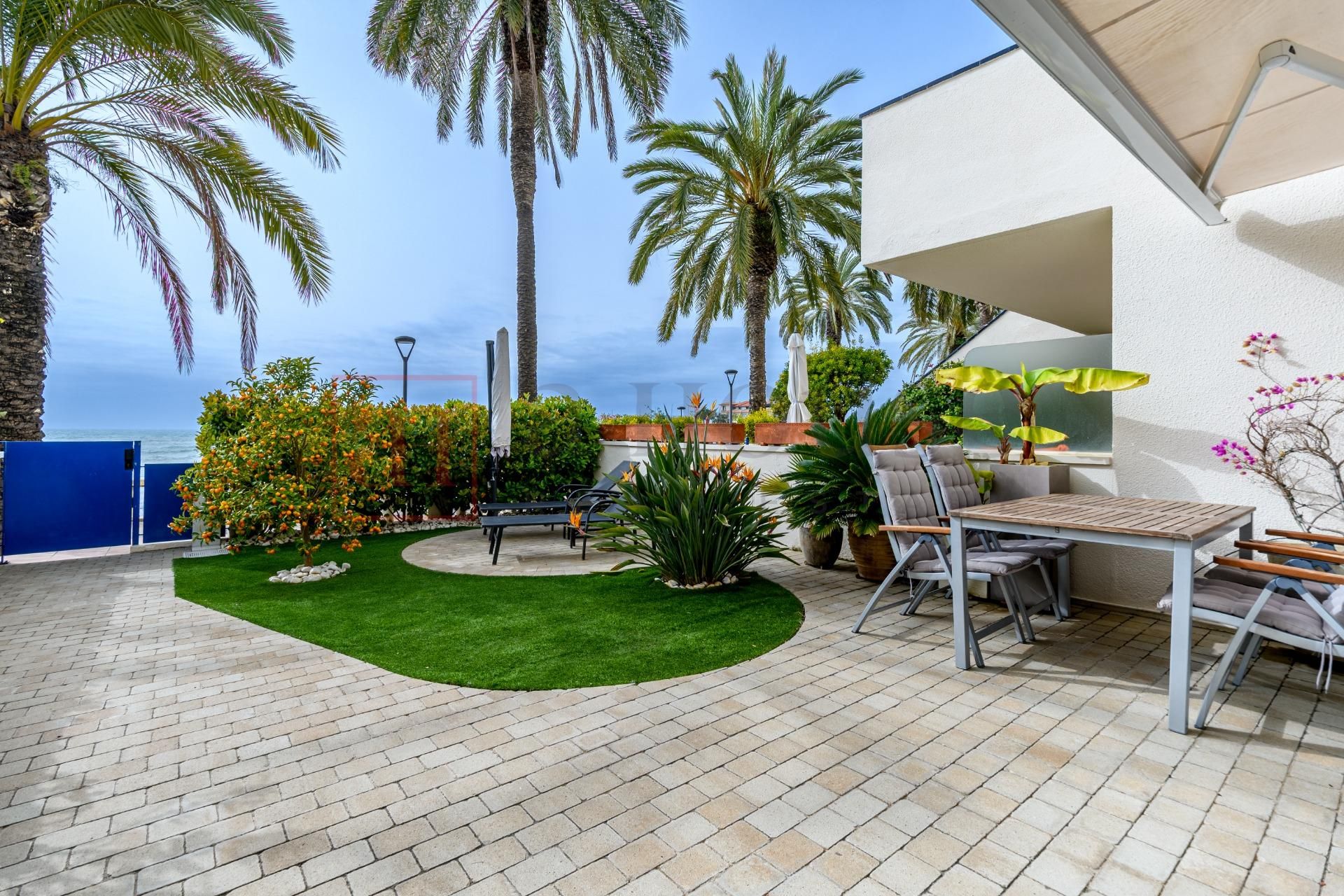 Terrace of Flat for sale in Sitges  with Private garden, Parquet flooring and Terrace