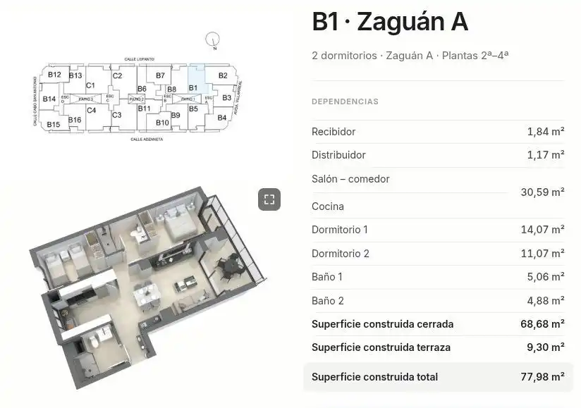 Pis amb piscina en venda a Avenida Avenida Vila-real, imagen 16