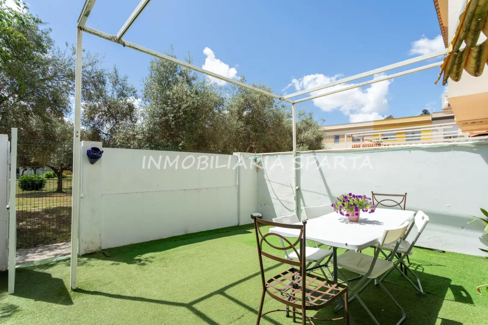 Terrace of Detached homes for sale in Espartinas  with Air Conditioner and Heating