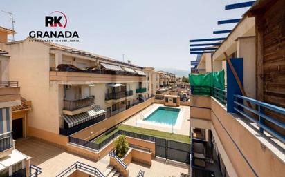 Exterior view of Flat for sale in Las Gabias  with Air Conditioner and Terrace