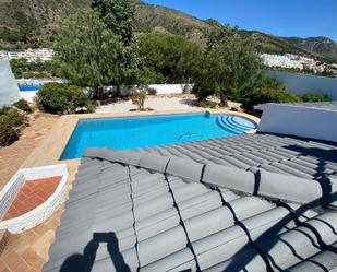 Swimming pool of House or chalet for sale in Benalmádena  with Air Conditioner, Heating and Terrace