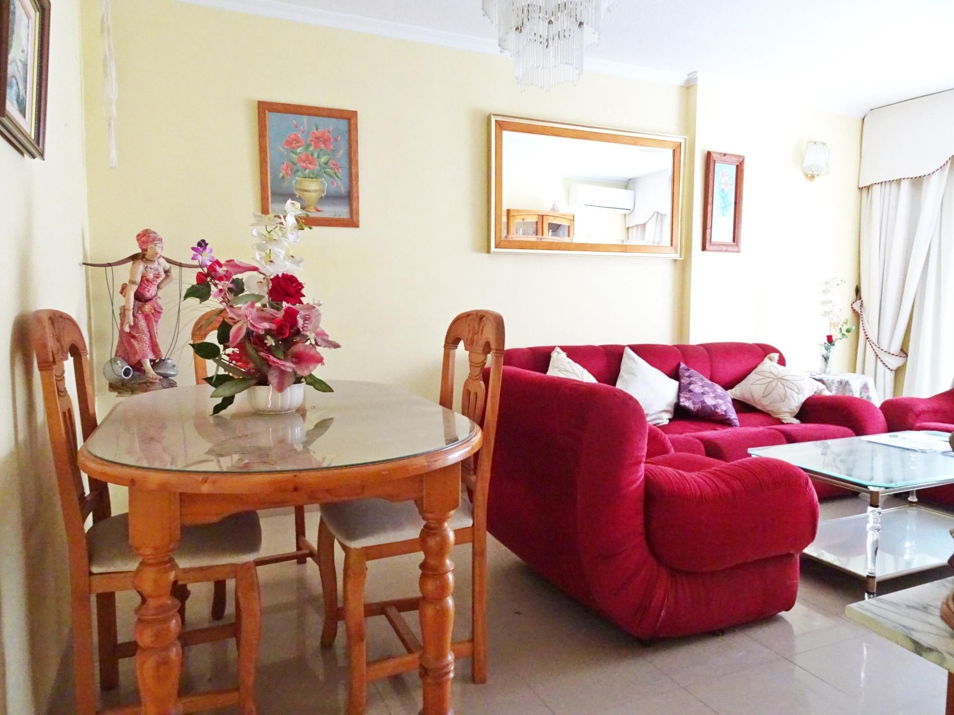 Living room of Flat for sale in Málaga Capital  with Air Conditioner, Terrace and Storage room