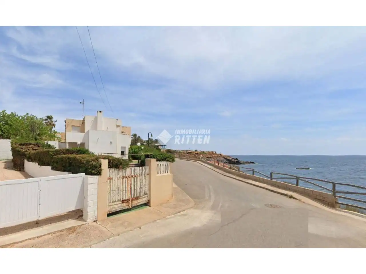 Vista exterior de Casa o chalet en venta en Cartagena con Jardín privado, Terraza y Piscina