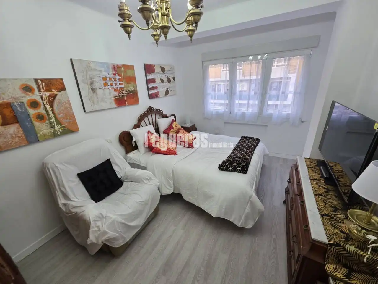 Bedroom of Flat for rent in Avilés  with Heating and Terrace