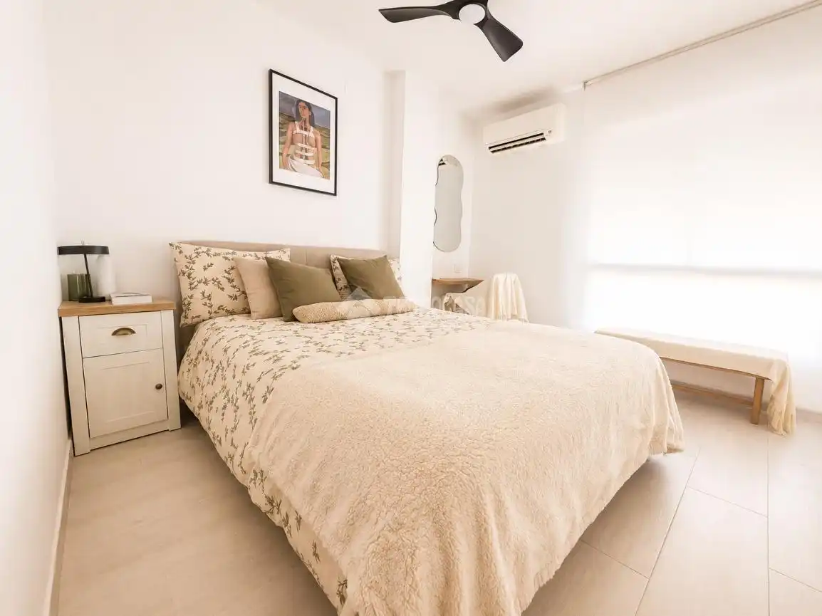 Bedroom of Flat for sale in San Martín de la Vega  with Air Conditioner, Private garden and Furnished