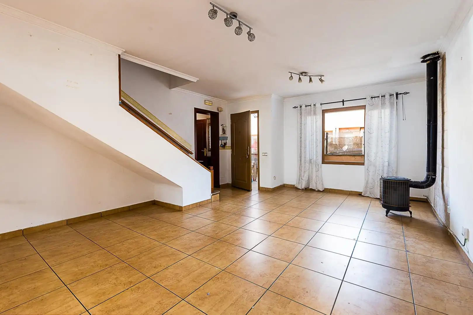 Sala de estar de Casa adosada en venta en  Palma de Mallorca con Aire acondicionado, Jardín privado y Terraza