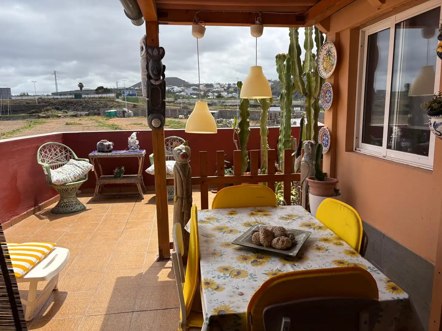 Terrace of Attic for rent in Arucas  with Private garden, Terrace and Furnished