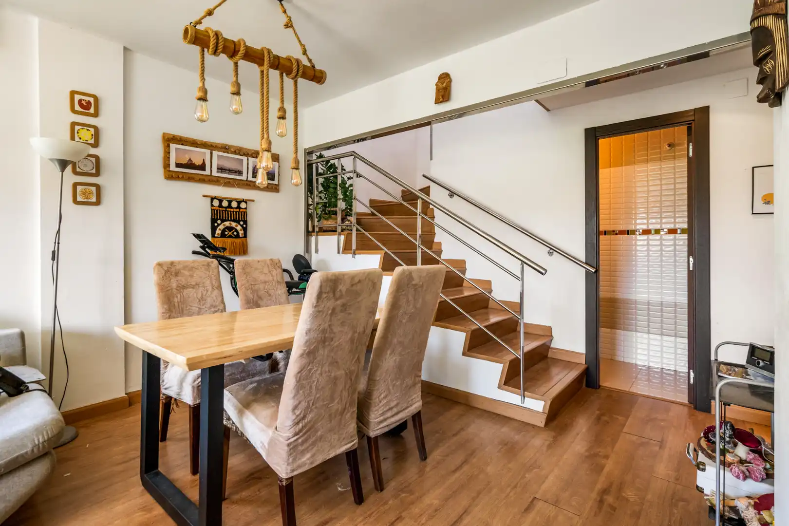 Esszimmer von Wohnung zum Verkauf in Castelldefels mit Klimaanlage, Heizung und Terrasse