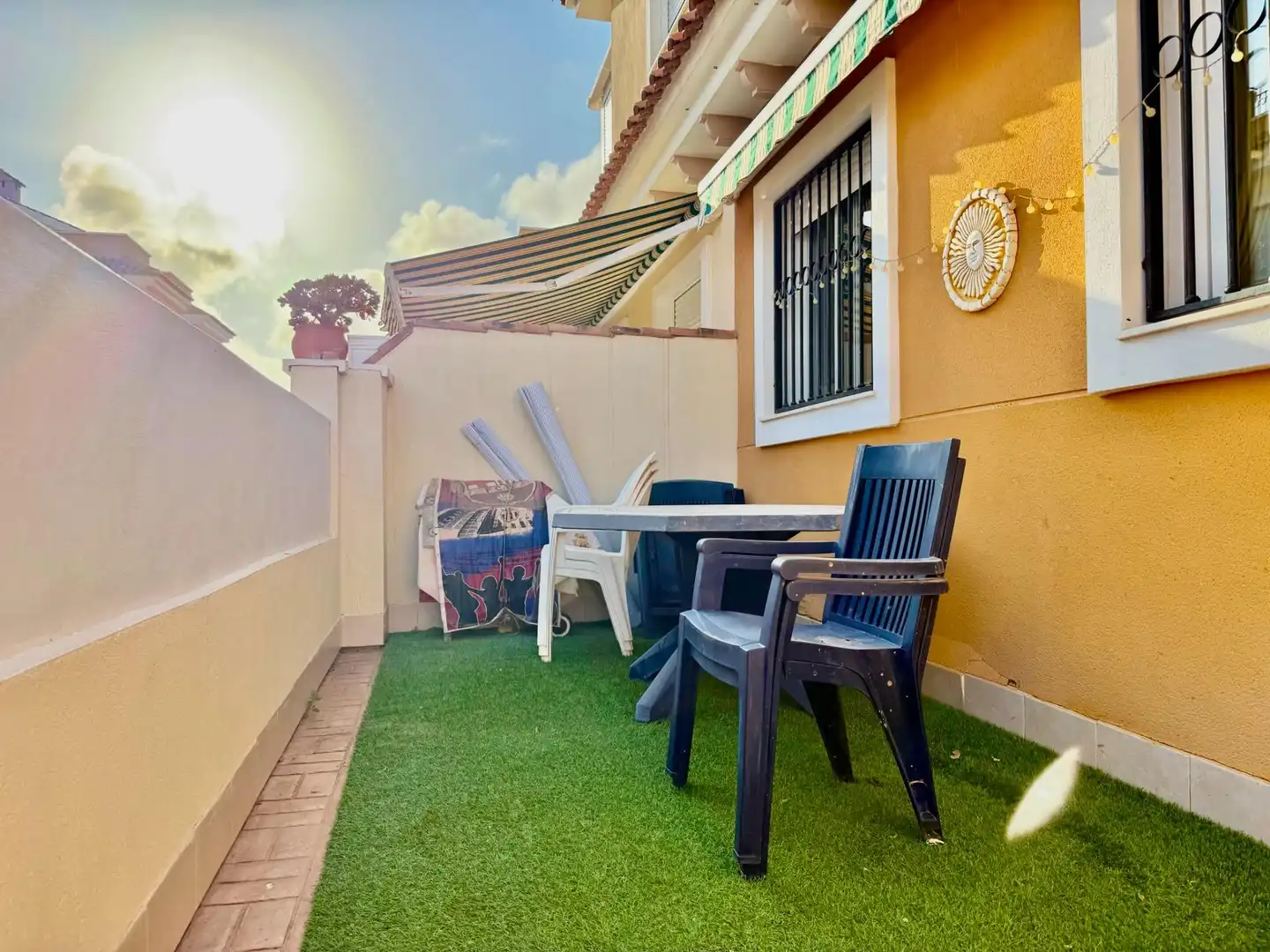 Terrace of Detached homes for sale in Pilar de la Horadada  with Air Conditioner, Private garden and Terrace