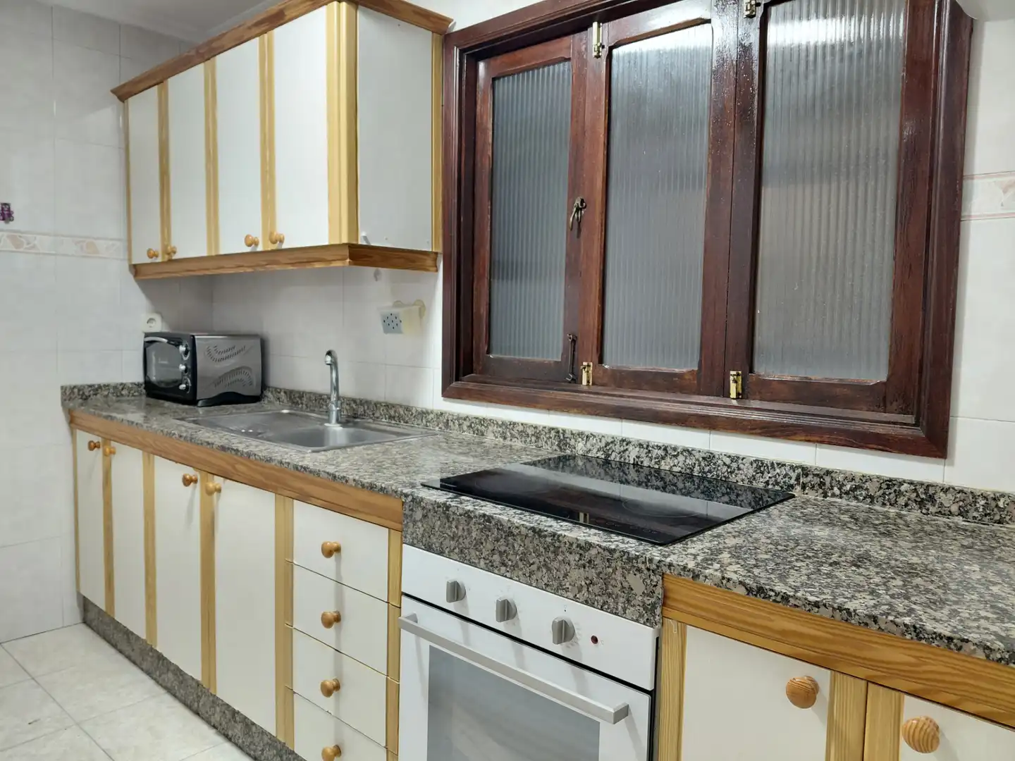 Cocina de Piso de alquiler en Las Palmas de Gran Canaria con Parquet, Amueblado y Lavadora