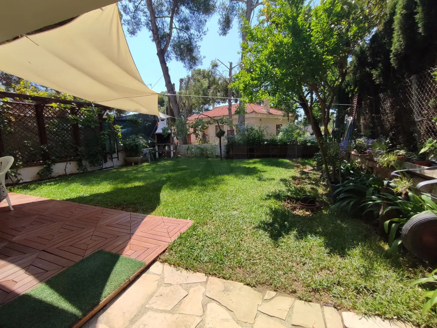 Jardí de Casa o xalet en venda en Cunit amb Aire condicionat, Calefacció i Terrassa