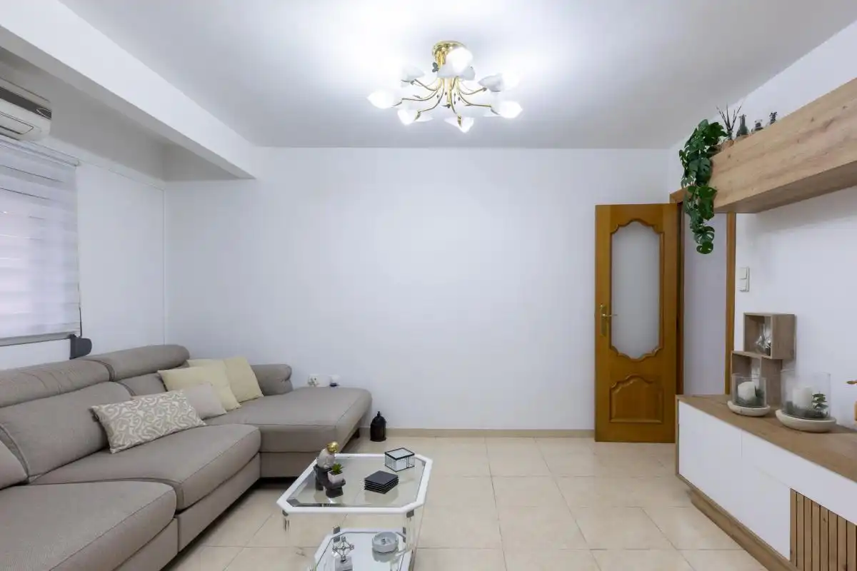 Sala de estar de Piso en venta en Mislata con Aire acondicionado, Calefacción y Terraza