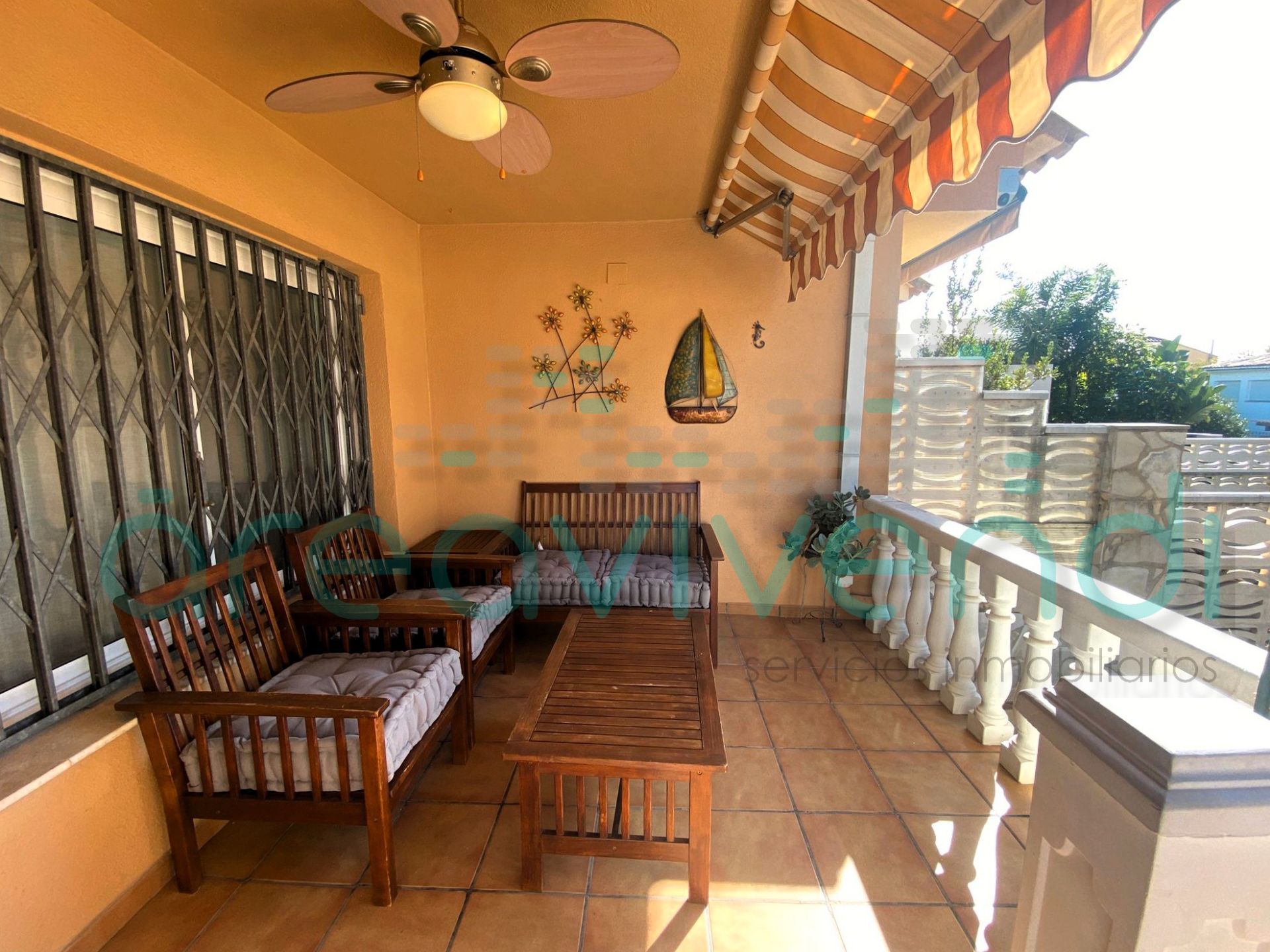 Terrace of House or chalet to rent in Benicasim / Benicàssim  with Air Conditioner, Private garden and Terrace