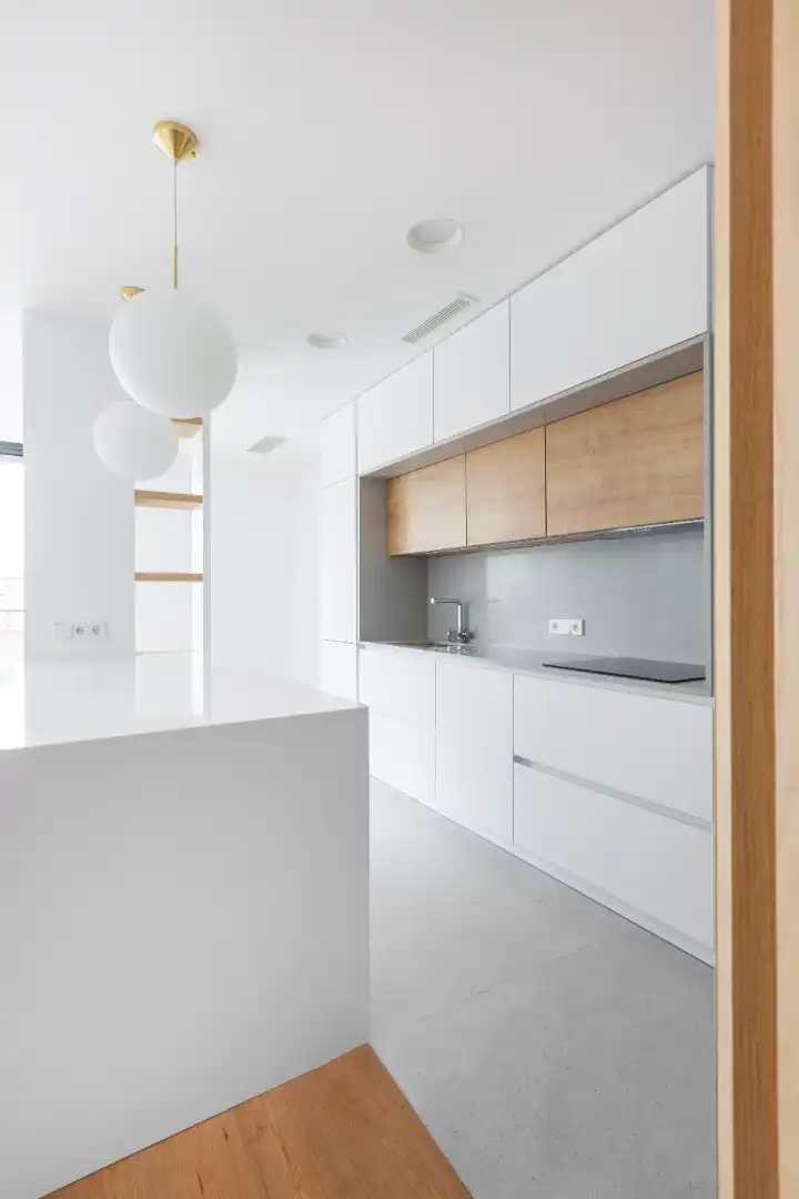 Kitchen of Attic for rent in Madrid  with Air Conditioner, Heating and Storage room