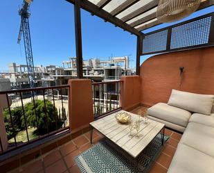 Terrace of Attic for sale in Estepona  with Terrace, Swimming Pool and Furnished