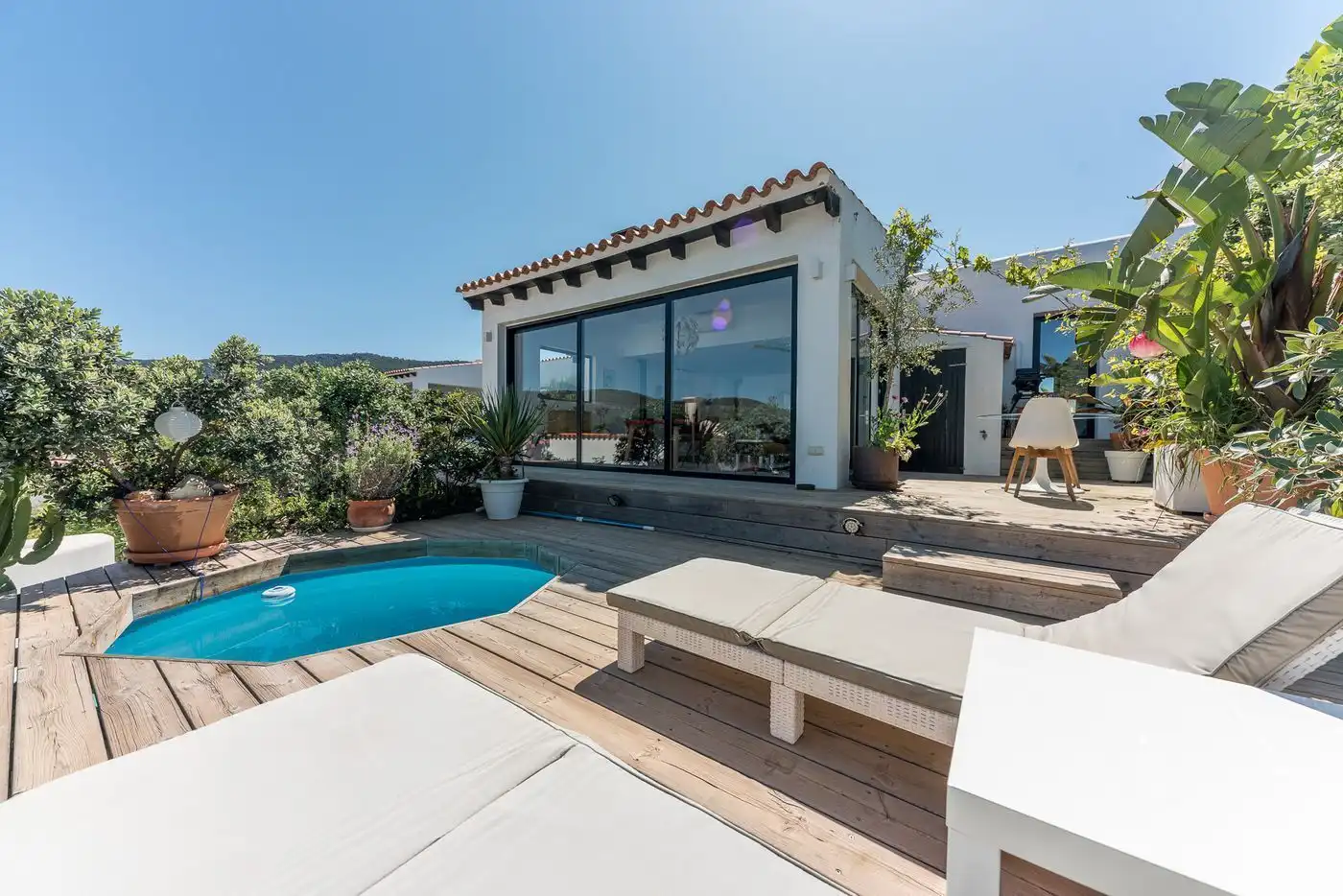 Terraza de Casa o chalet en venta en Sant Josep de sa Talaia con Aire acondicionado, Calefacción y Jardín privado