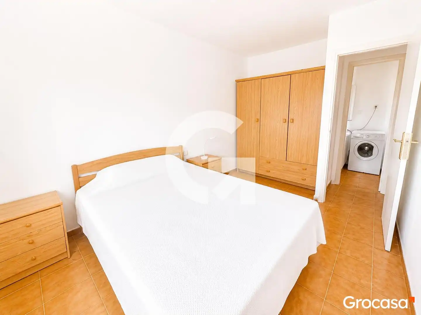 Schlafzimmer von Wohnung zum Verkauf in Cubelles mit Klimaanlage, Heizung und Ofen
