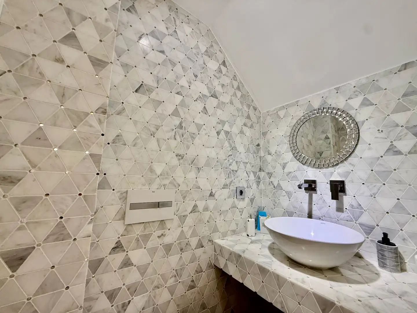 Baño de Casa adosada de alquiler en Marbella con Calefacción, Piscina y Amueblado
