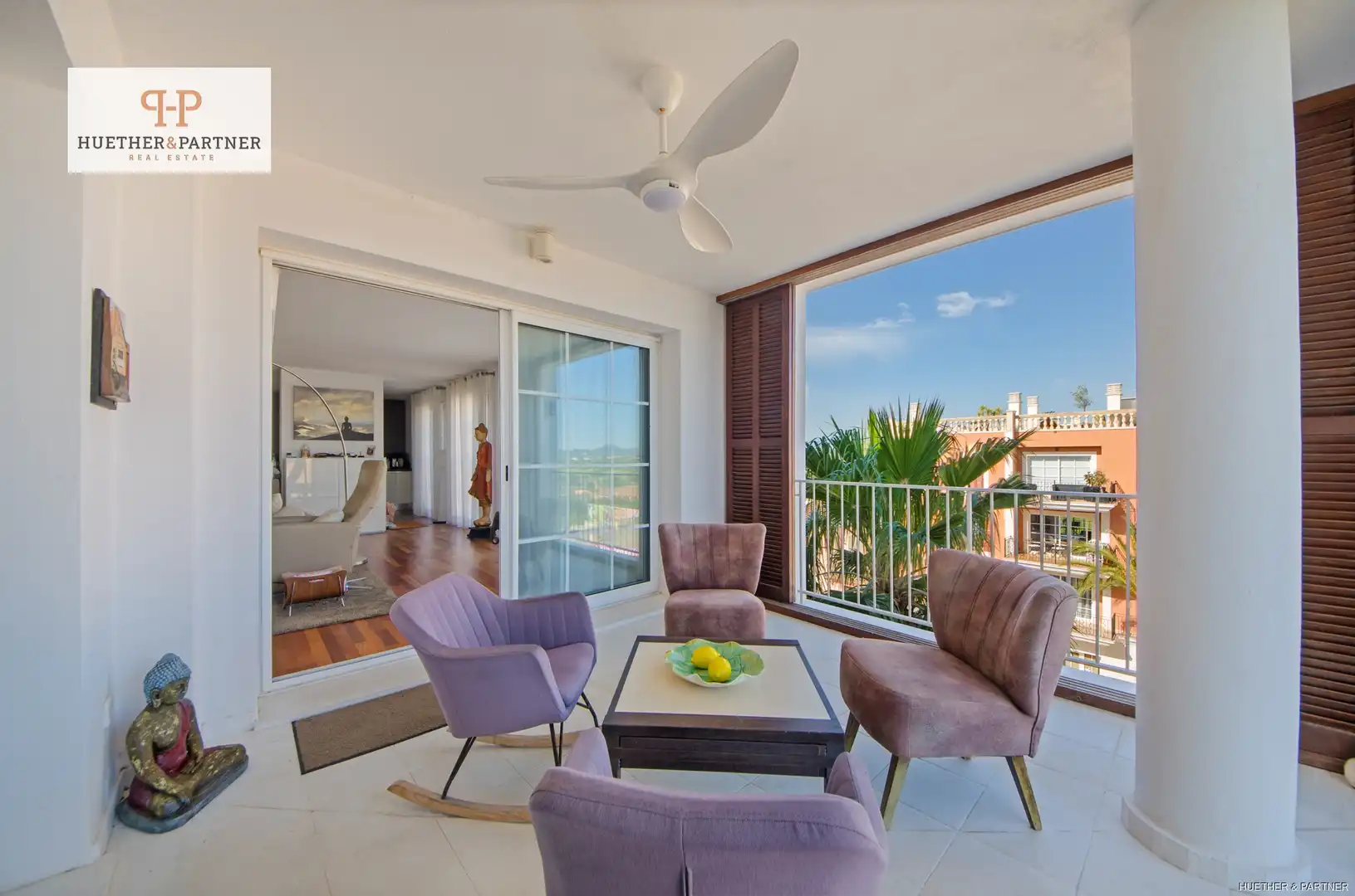 Balcony of Flat for sale in Manacor  with Air Conditioner, Heating and Furnished