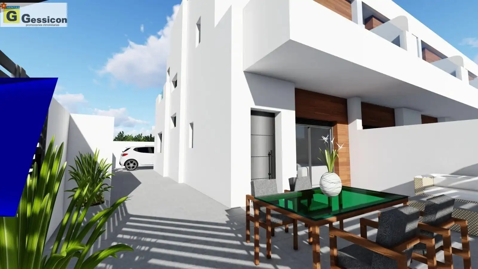 Vista exterior de Casa adosada en venta en Rafal con Aire acondicionado, Calefacción y Jardín privado