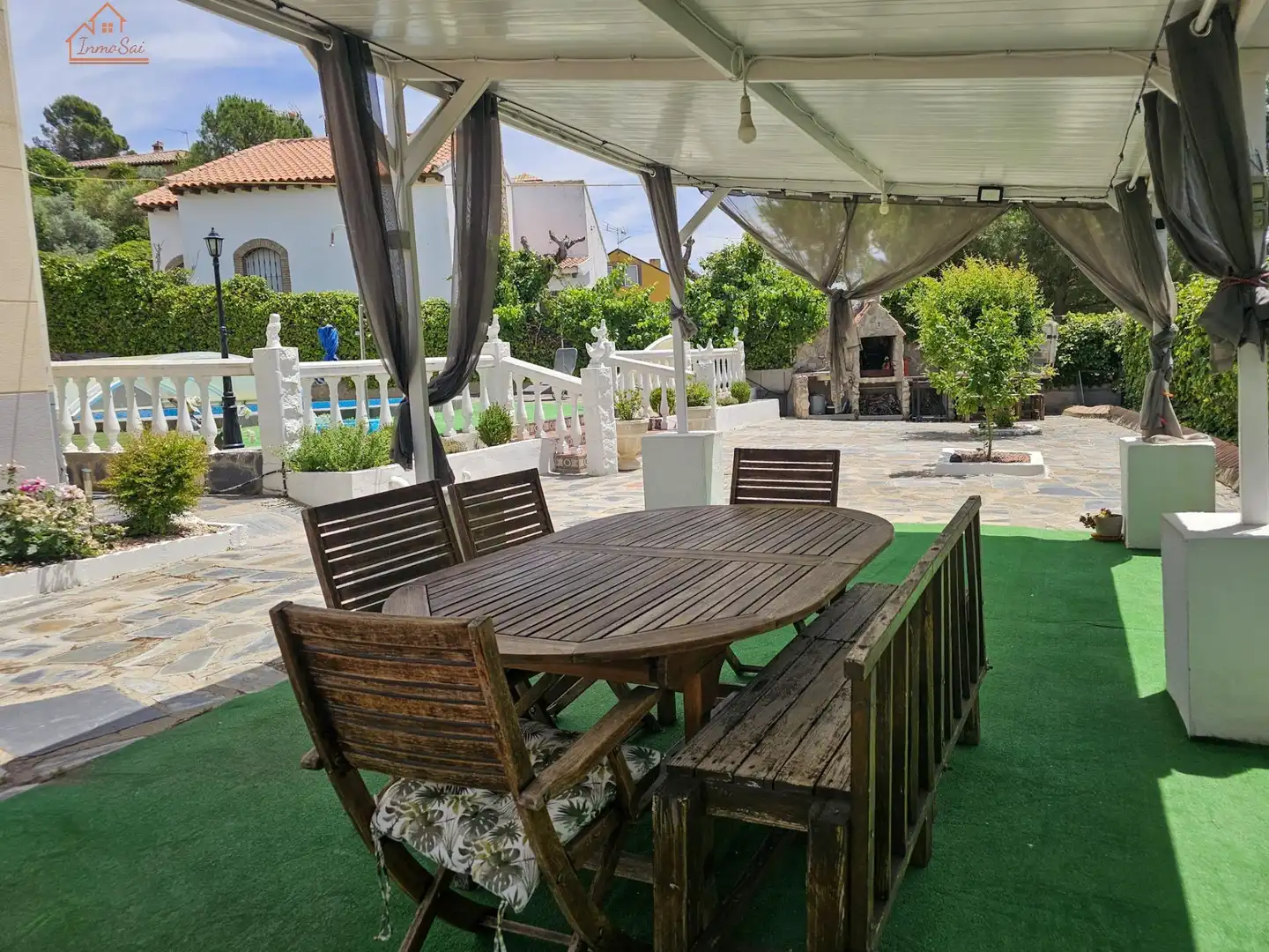 Terrassa de Casa o xalet en venda en Chinchón amb Aire condicionat, Calefacció i Jardí privat