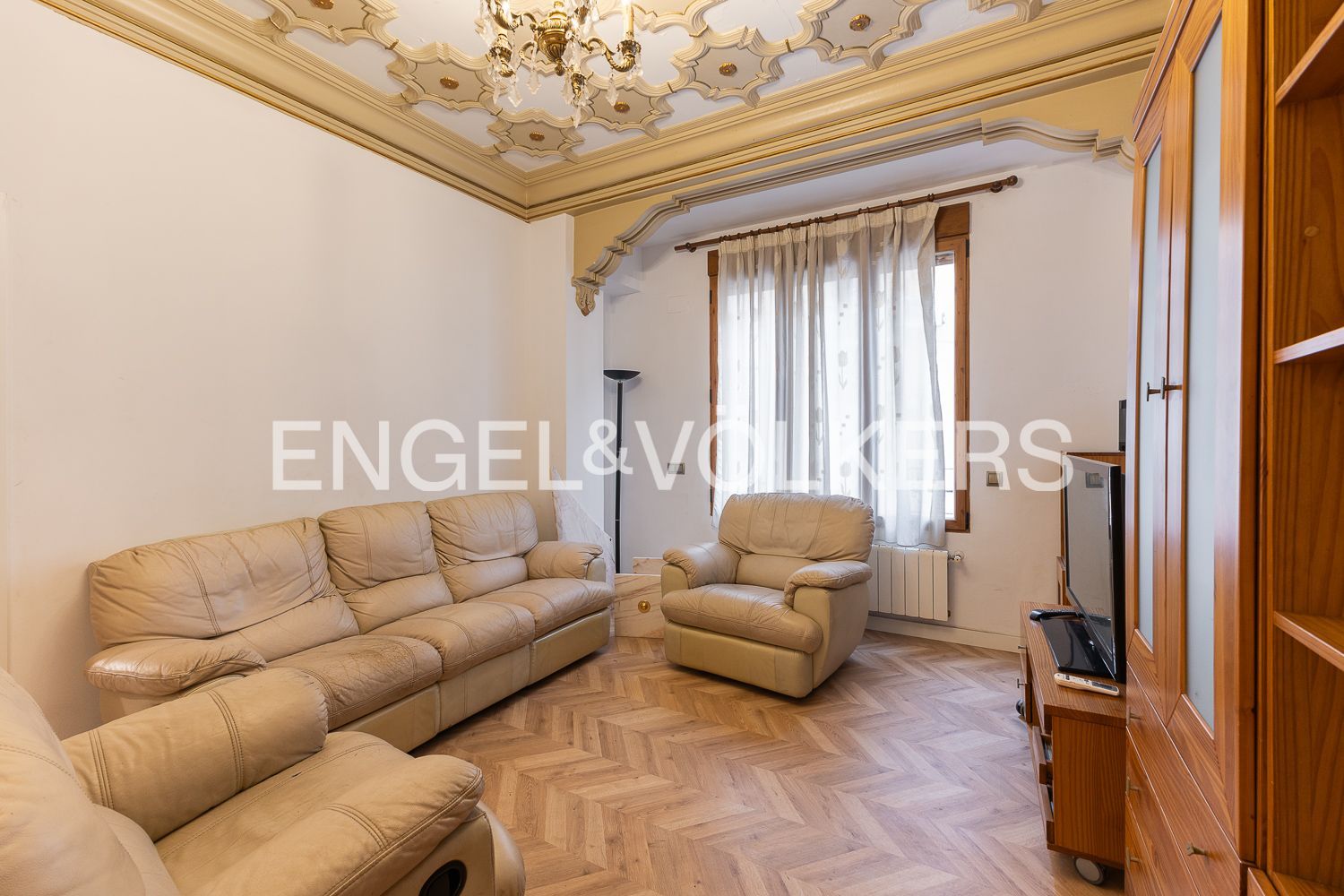 Living room of Apartment for sale in  Valencia Capital  with Air Conditioner and Heating