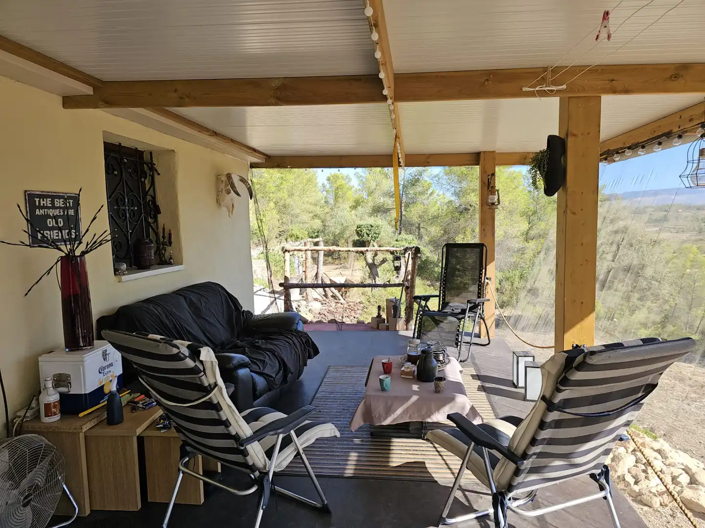 Terraza de Finca rústica en venta en Tivissa con Aire acondicionado y Internet