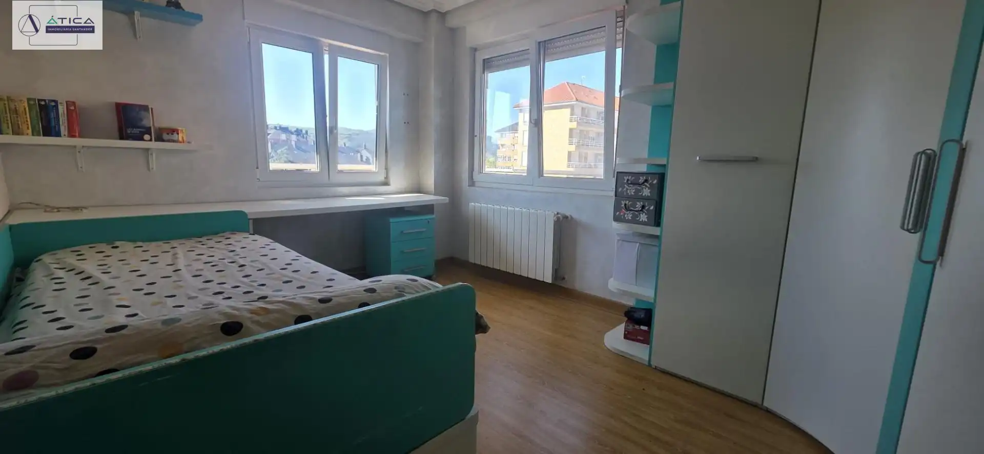 Bedroom of Flat for sale in Torrelavega   with Heating, Furnished and Balcony