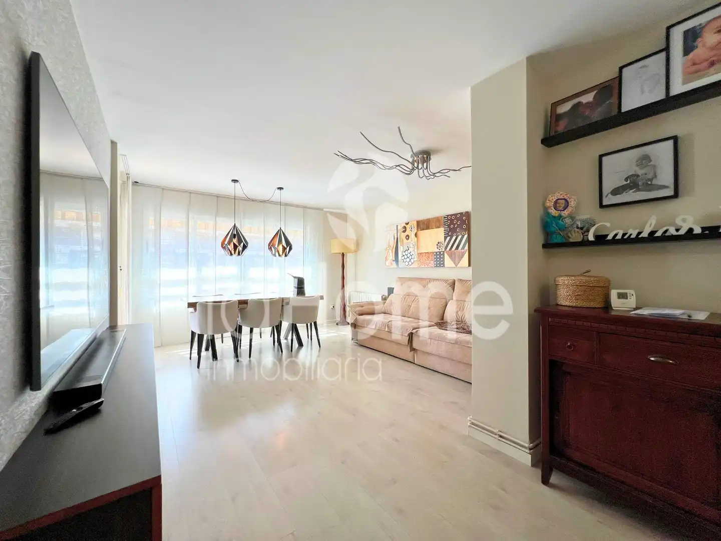 Sala de estar de Piso en venta en Valencia con Aire acondicionado, Calefacción y Parquet