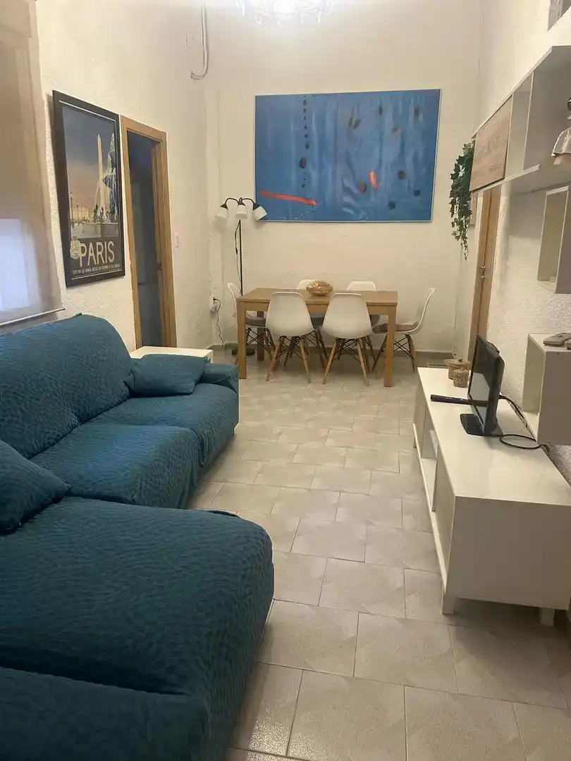 Wohnzimmer von Erdgeschoss zur Miete in Valencia mit Klimaanlage und Möbliert