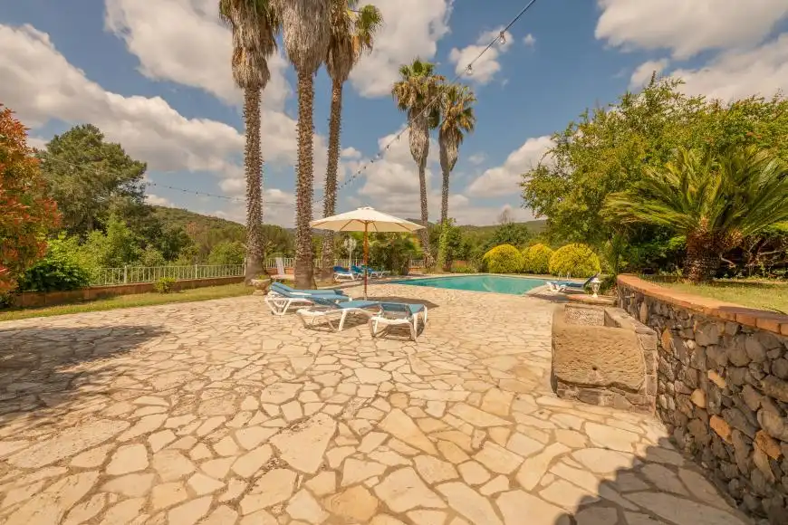 Jardí de Finca rústica en venda en Riudarenes amb Aire condicionat, Calefacció i Jardí privat