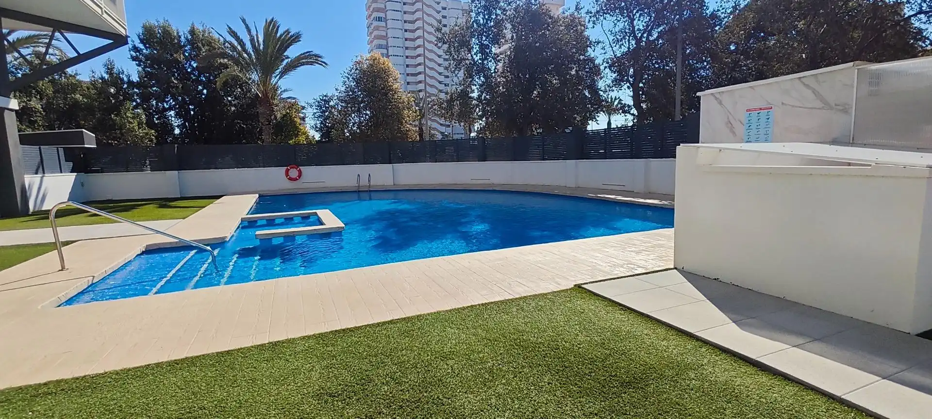 Swimming pool of Apartments for sale in Alicante / Alacant  with Air Conditioner, Private garden and Storage room