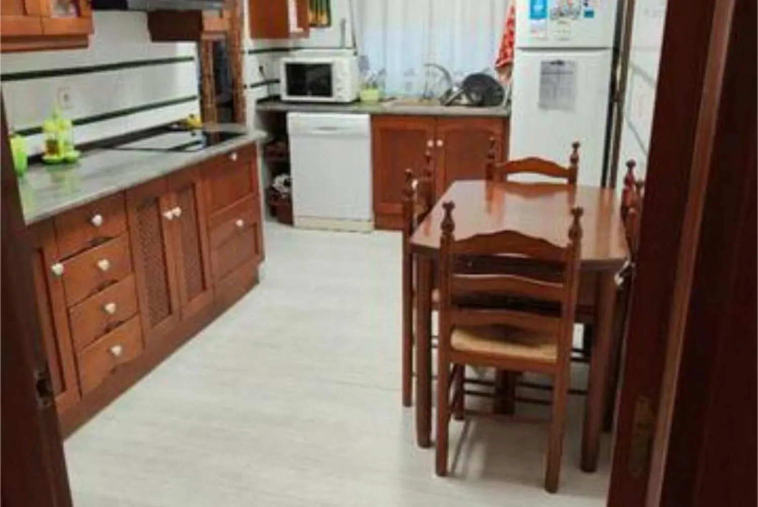 Cuina de Pis de lloguer en Málaga Capital amb Terrassa, Moblat i Rentadora
