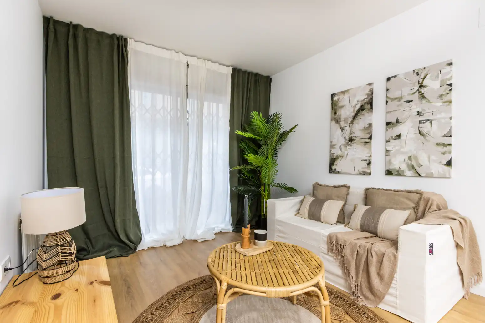 Sala de estar de Piso en venta en Terrassa con Parquet