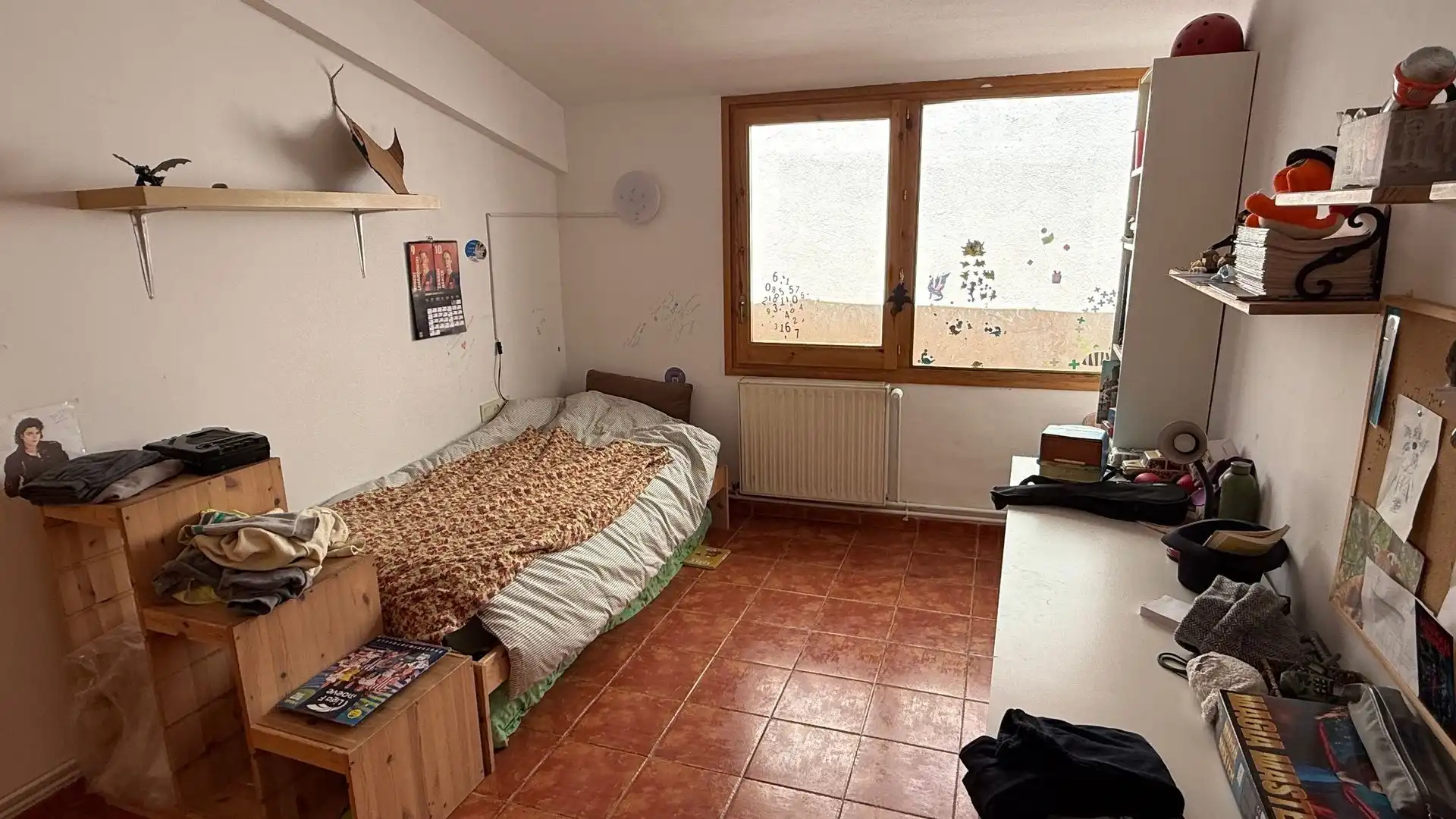 Schlafzimmer von Wohnung zum Verkauf in Castellterçol mit Heizung, Terrasse und Abstellraum